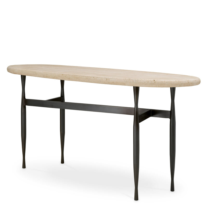 Eichholtz Console Table Palermo Introducing the Palermo Console Table, a striking blend of timeless elegance and modern sophistication. C...