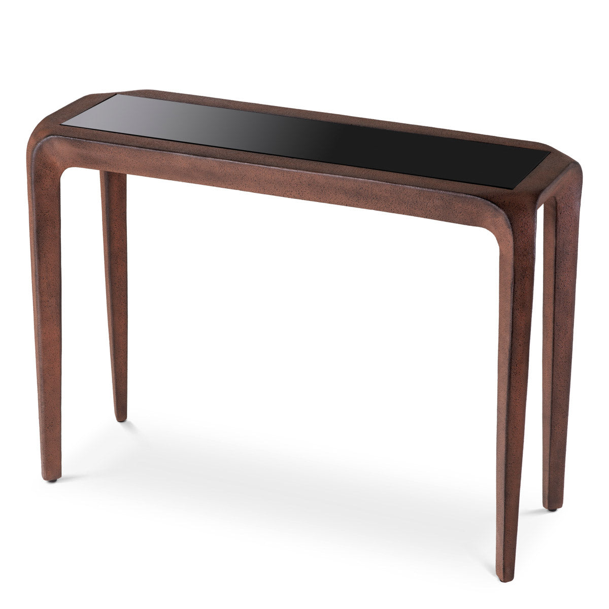 Eichholtz Console Table Quentin glass top. This sophisticated piece exudes understated luxury, seamlessly enhancing any high-end space wi...