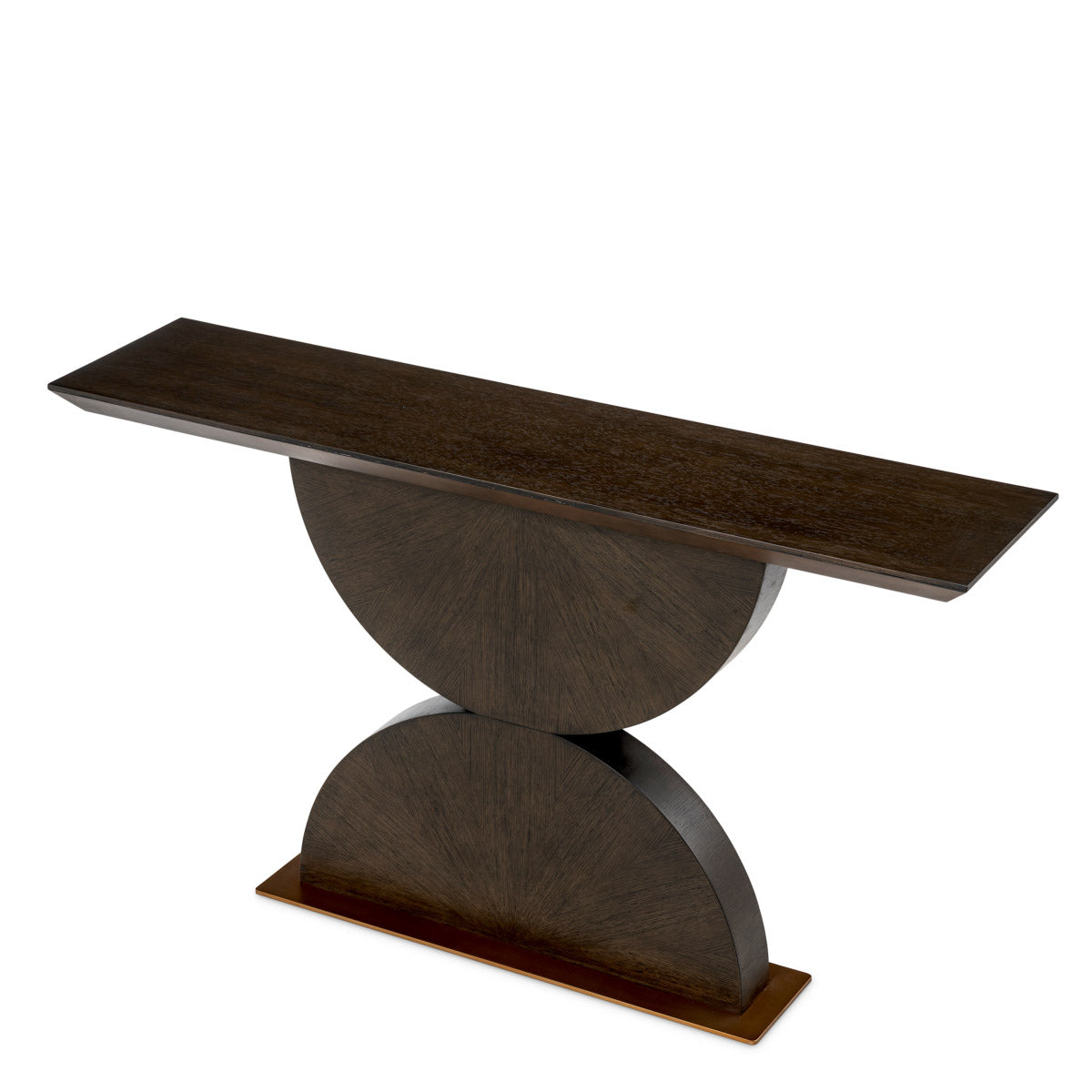 Eichholtz Console Table Spring and elegance to any space with its hourglass shape. With clean lines and a sleek