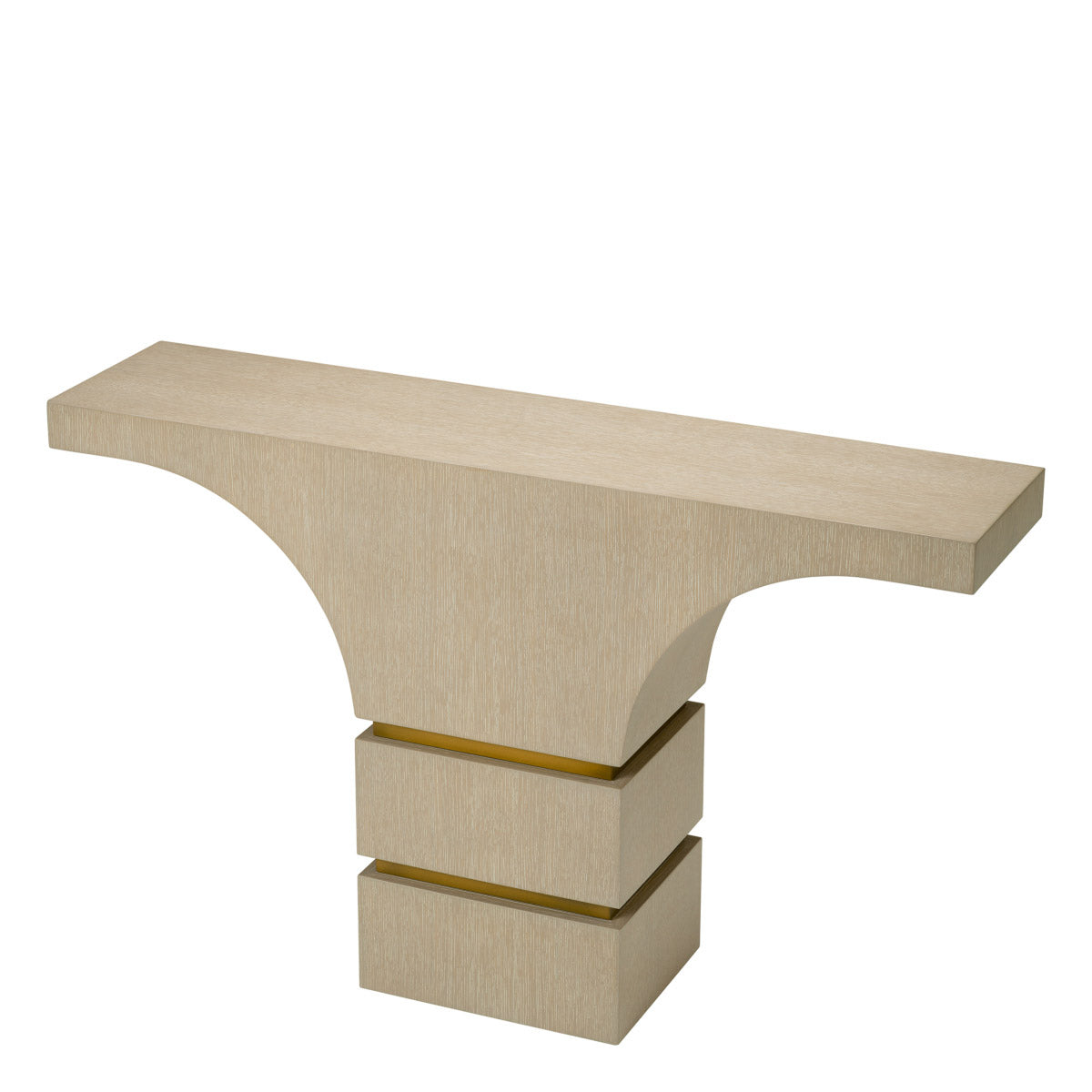 Eichholtz Console Table Thaddeus versatile piece can be placed against a wall or stand on its own, showcasing sophistication