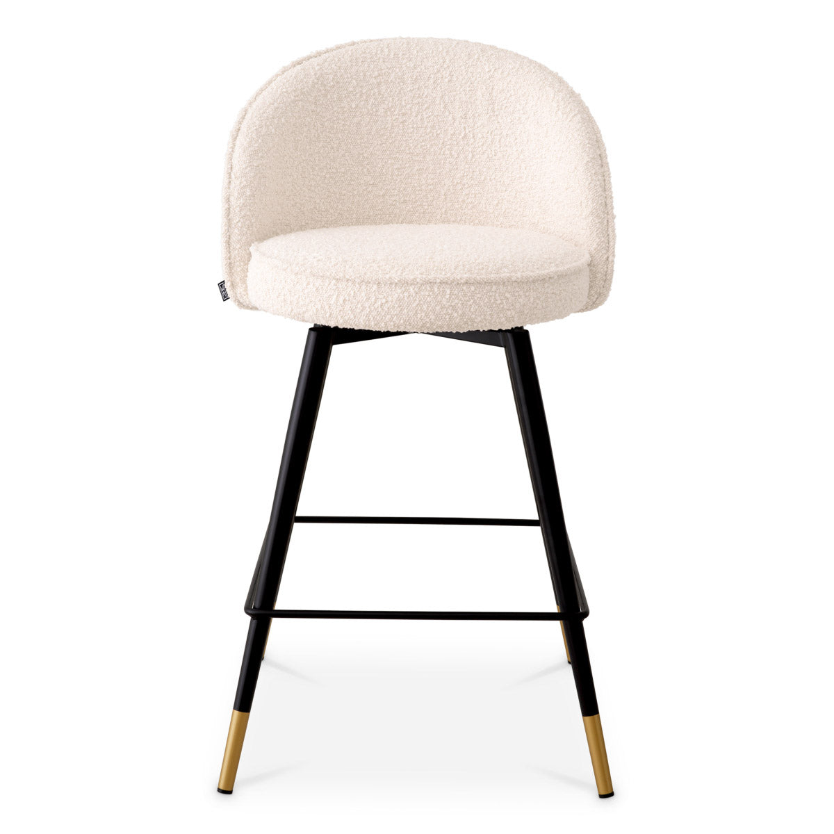 Eichholtz Counter Stool Cooper set of 2 The swivel seats offer a touch of modernity and convenience, making them perfect for your