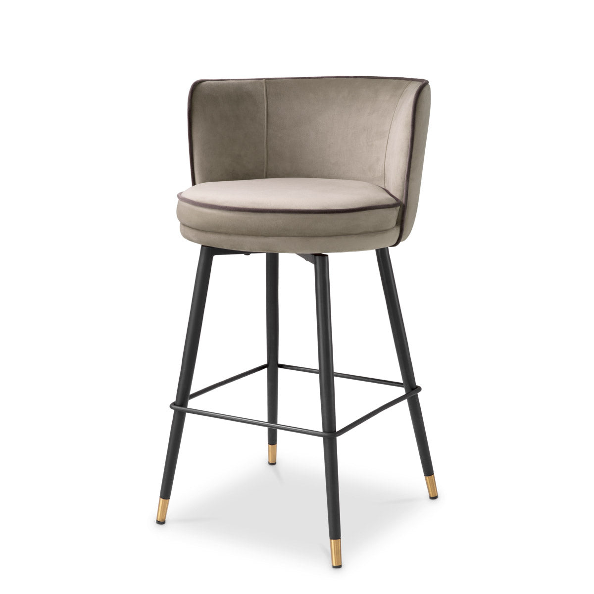 Eichholtz Counter Stool Grenada Discover the Eichholtz Grenada Counter Stool, a piece where luxury meets practicality. Wrapped in sophist...