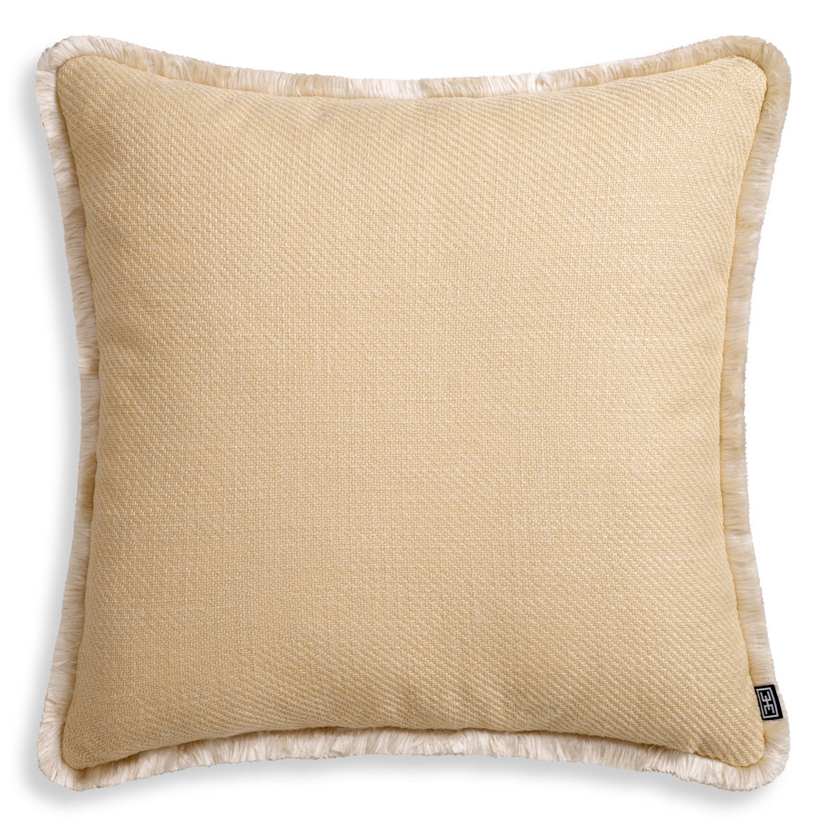 Eichholtz Cushion Cancan L Experience opulence with the Cancan scatter cushion. Embracing a rich amber hue, its delicate beige