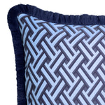 Eichholtz Cushion Doris L exquisite piece, part of the exclusive Doris collection, boasts a geometric pattern on opulent fabric,