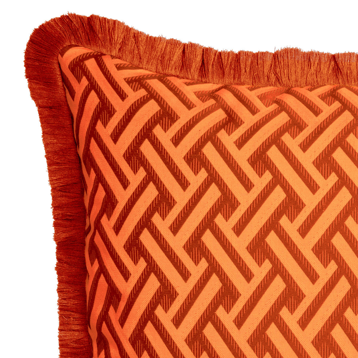 Eichholtz Cushion Doris S exquisite piece, part of the exclusive Doris collection, boasts a geometric pattern on opulent fabric,