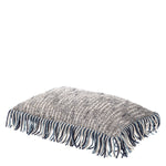 Eichholtz Cushion Dupre rectangular rectangular cushion has rounded corners and a decorative Mademoiselle blue cover with blue fringes. C...