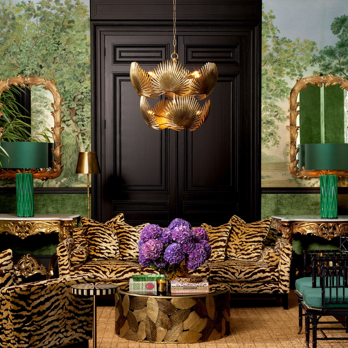 Eichholtz Cushion Tigris L its striking animal pattern exudes luxury and sophistication. Sized at 60 x 60 cm, this