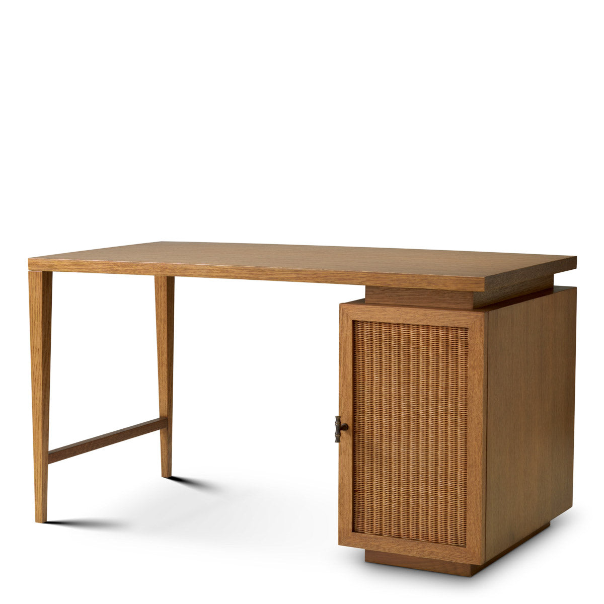Eichholtz Desk Borchard Experience refined luxury with the Desk Borchard, crafted in a rich caramel oak veneer that
