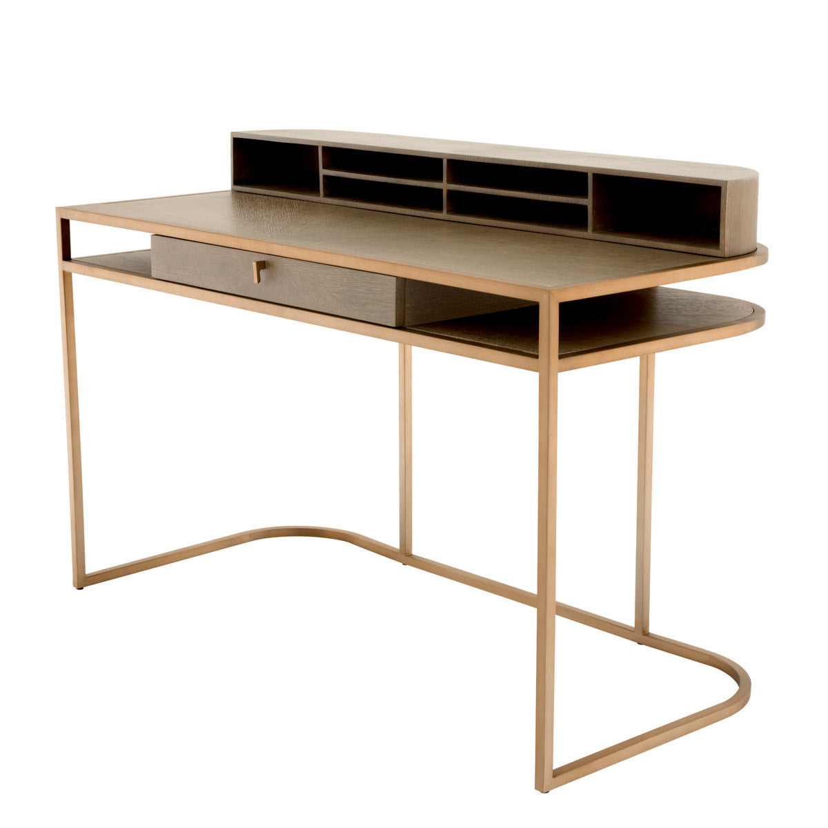 Eichholtz Desk Highland The washed oak veneer Highland Desk is a beautifully streamlined writing desk in retro design