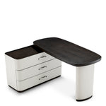 Eichholtz Desk Numana Introducing the Numana Desk, a hallmark of Eichholtz luxury, with a rotating top that redefines