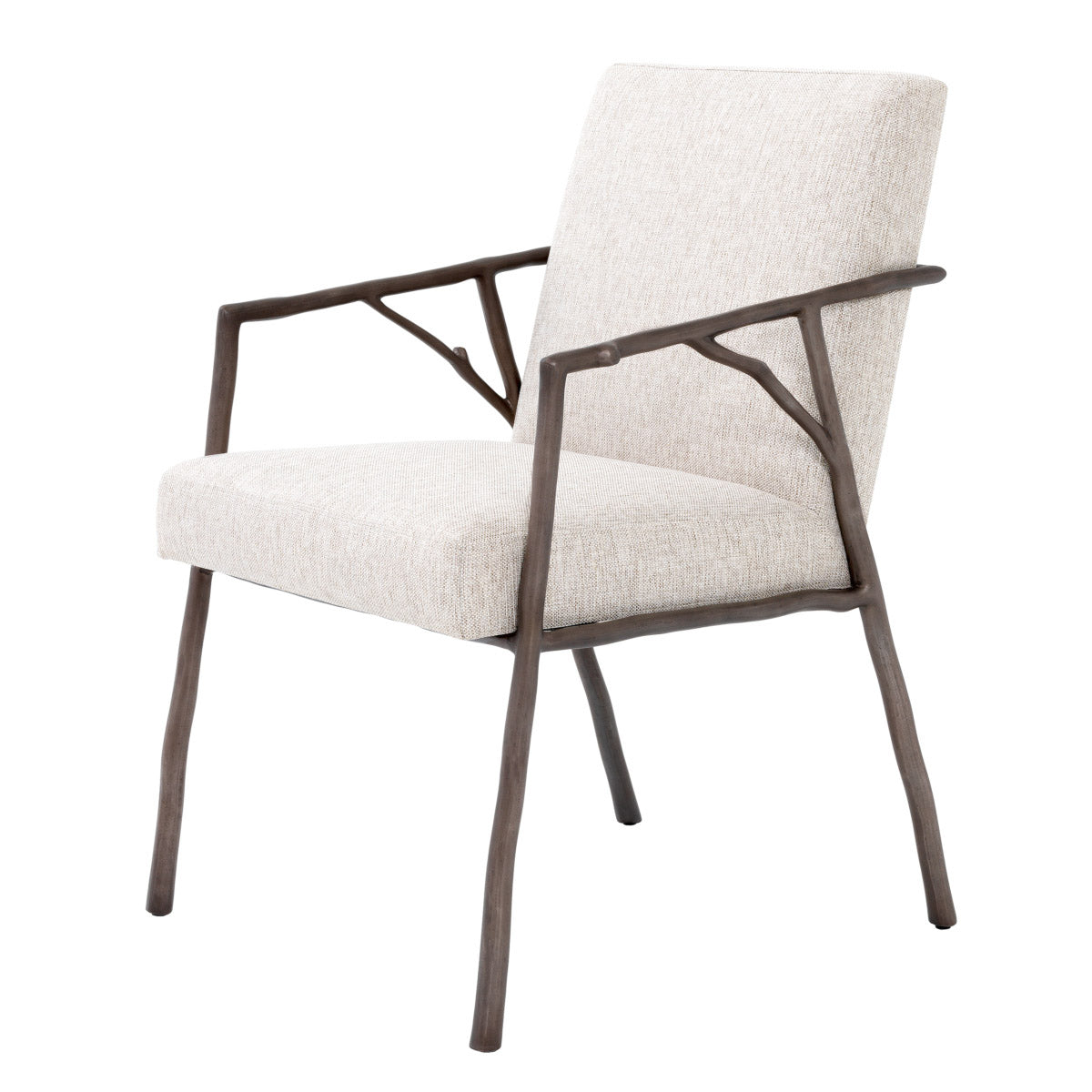 Eichholtz Dining Chair Antico any luxury interior. Dimensions W 22.0" D 24.0" H 32.5" Expertly made for enduring style