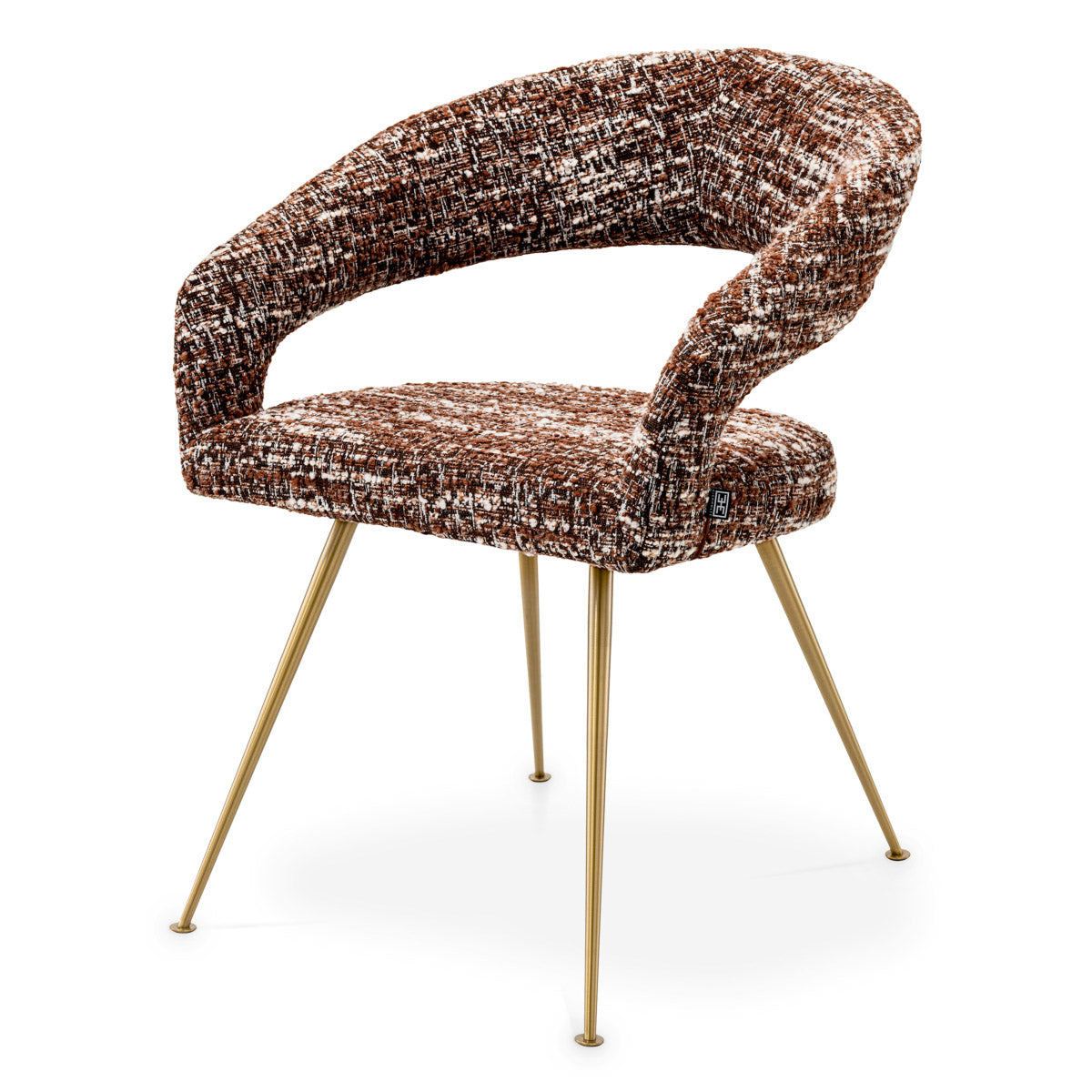Eichholtz Dining Chair Bravo Elevate your dining experience with the iconic Bravo Dining Chair from Eichholtz. Its sumptuous Bouclé