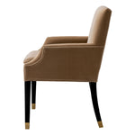 Eichholtz Dining Chair Clayton The Dining Chair Clayton, presented in a luxurious Morris Merino Camel fabric. Evokes the grandeur