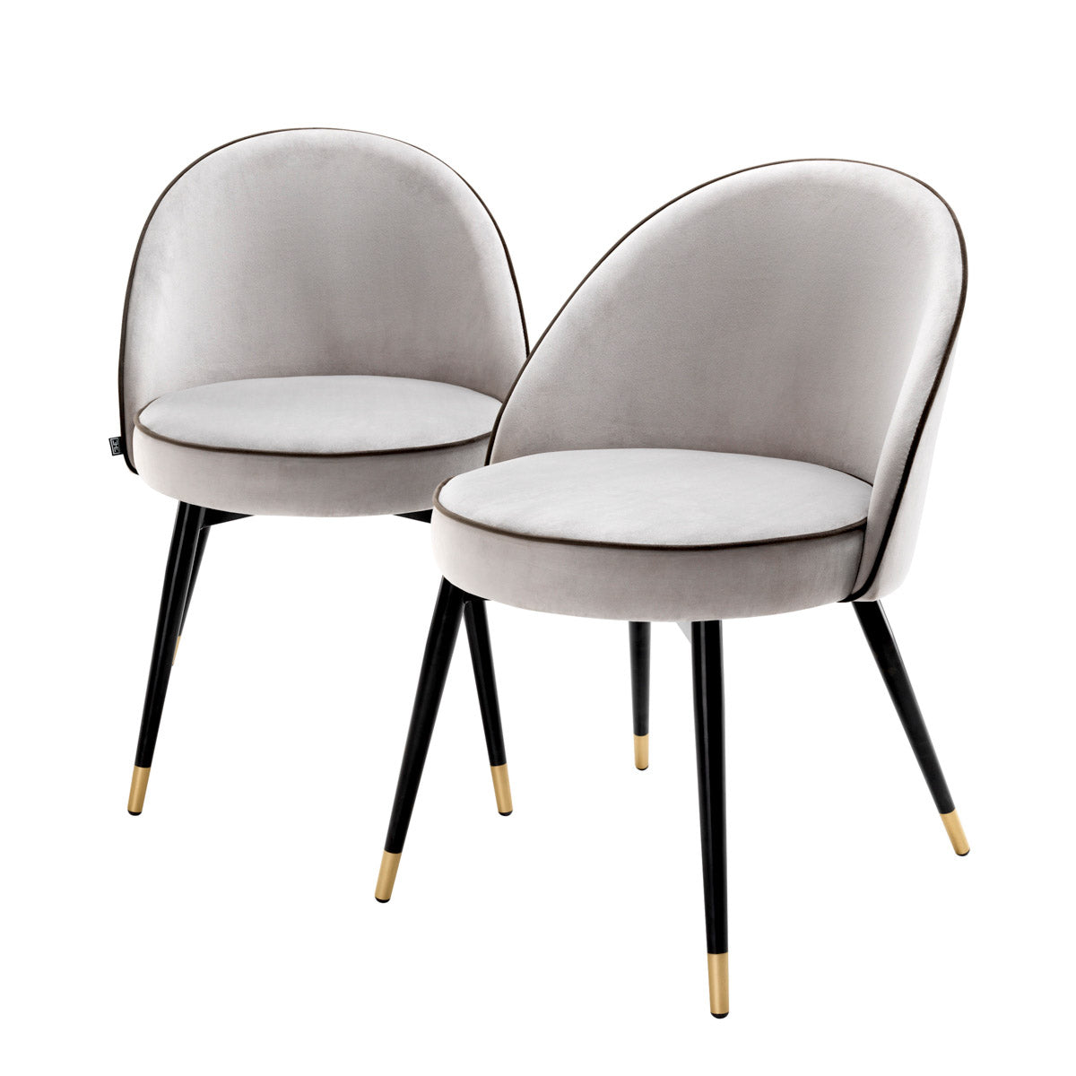 Eichholtz Dining Chair Cooper set of 2 Add Mid-Century Modern appeal to your dining room or kitchen with this stylish set of