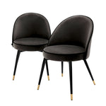 Eichholtz Dining Chair Cooper set of 2 Add Mid-Century Modern appeal to your dining room or kitchen with this stylish set of
