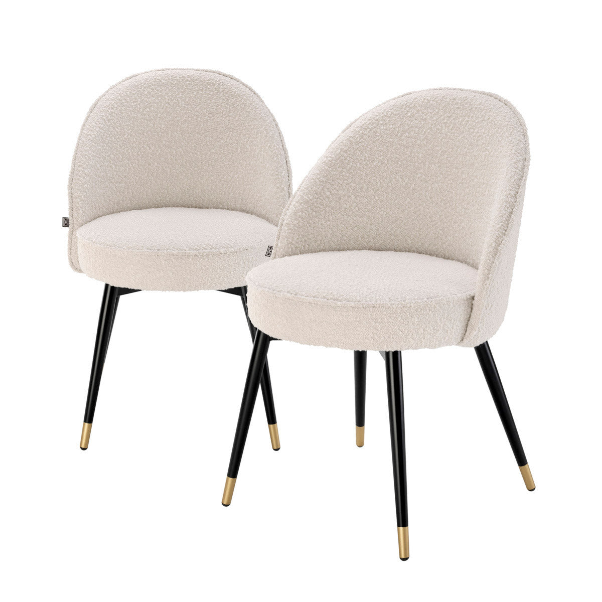 Eichholtz Dining Chair Cooper set of 2 Add Mid-Century Modern appeal to your dining room or kitchen with this stylish set of