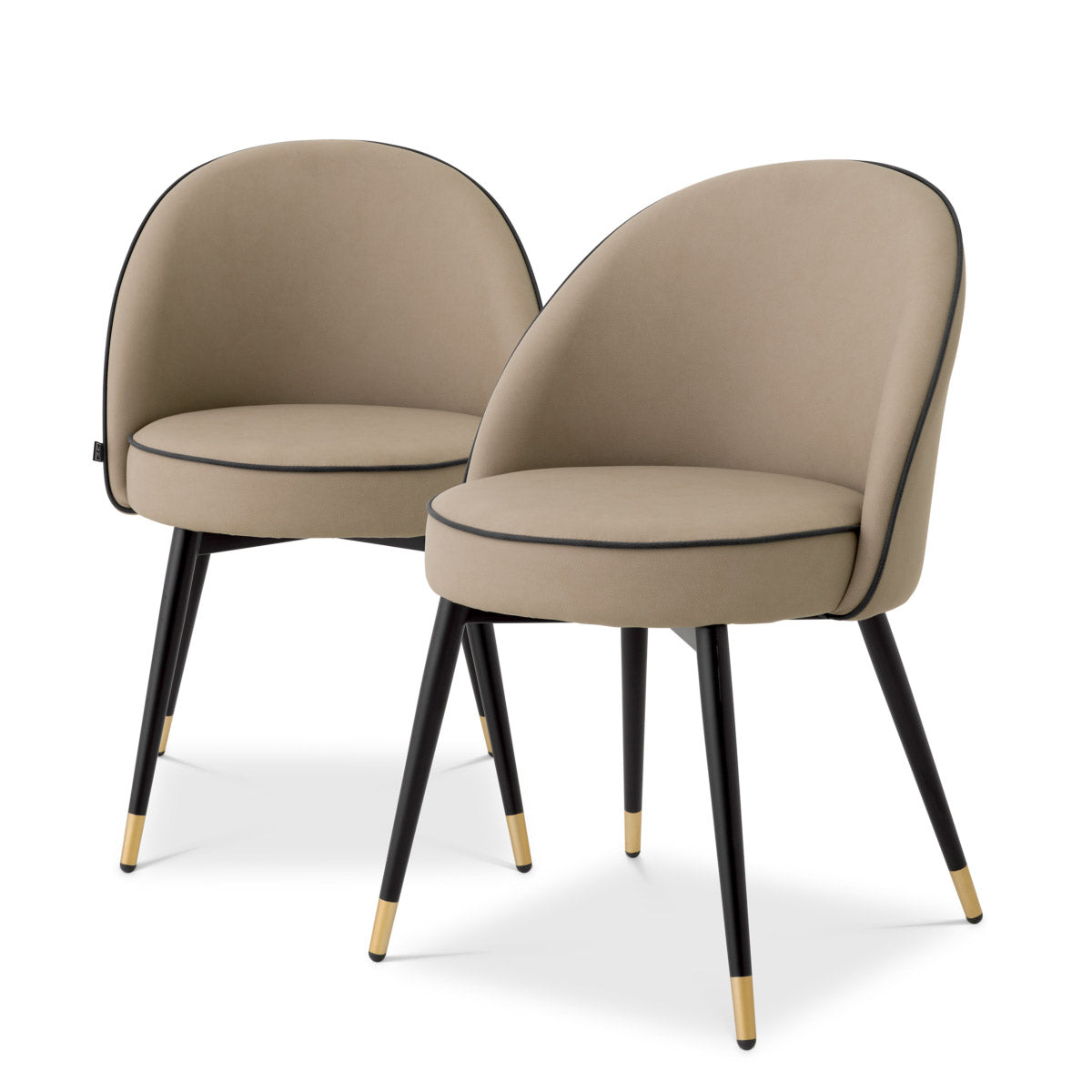 Eichholtz Dining Chair Cooper set of 2 Add Mid-Century Modern appeal to your dining room or kitchen with this stylish set of