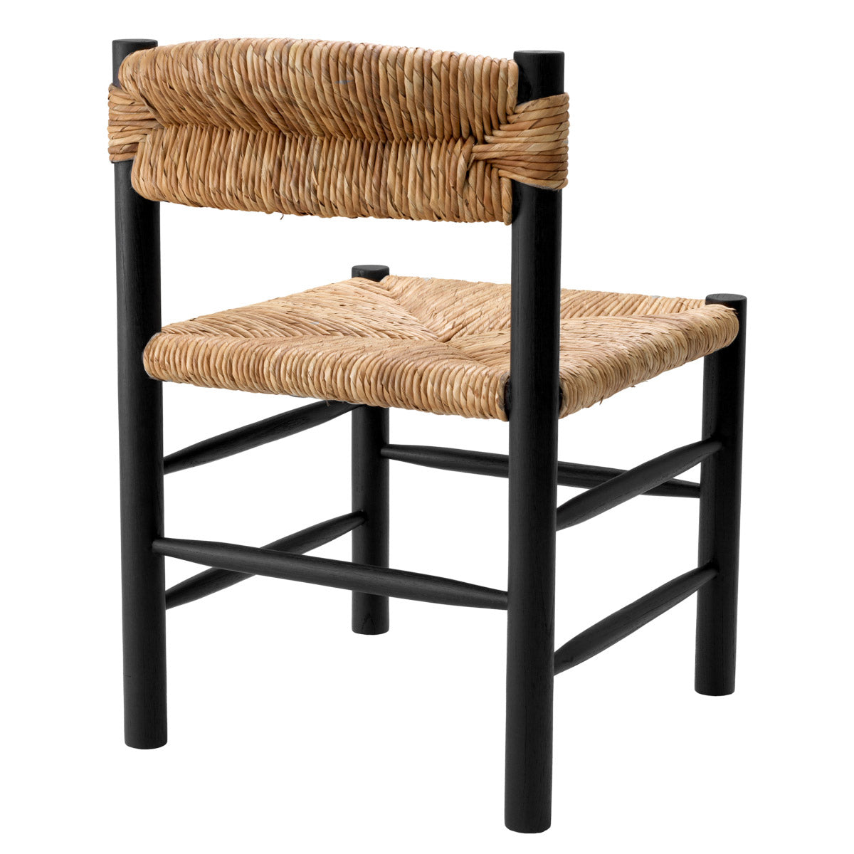 Eichholtz Dining Chair Cosby alluring texture, while a classic black finish completes the organic look. Create an airy feel