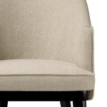 Eichholtz Dining Chair Lavinia Lavinia Renato Ecru Chair. This luxurious piece boasts an elegant ecru fabric, merging 51% recycled
