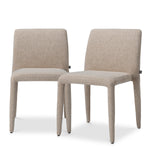 Eichholtz Dining Chair Leiza set of 2 Embrace the refined allure of the Dining Chair Leiza Renato Off-White set. Elegantly draped in