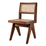 Eichholtz Dining Chair Niclas The classic brown Niclas Dining Chair has the minimalist appeal of iconic Chandigarh furniture. Crafted