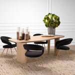 Eichholtz Dining Table Flemings a natural oak veneer, this exceptional piece showcases the unique grain patterns and warm tones