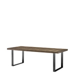 Eichholtz Dining Table Gregorio 90.55 in With its beautiful marquetry, the Gregorio Dining Table will give your home décor timeless appeal.