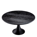 Eichholtz Dining Table Melchior round this round dining table shows, veneers are very suitable for marquetry. High-quality veneer lasts l...