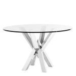Eichholtz Dining Table Triumph Invite the striking serenity and metallic modernity of the luxury Triumph Dining Table into your