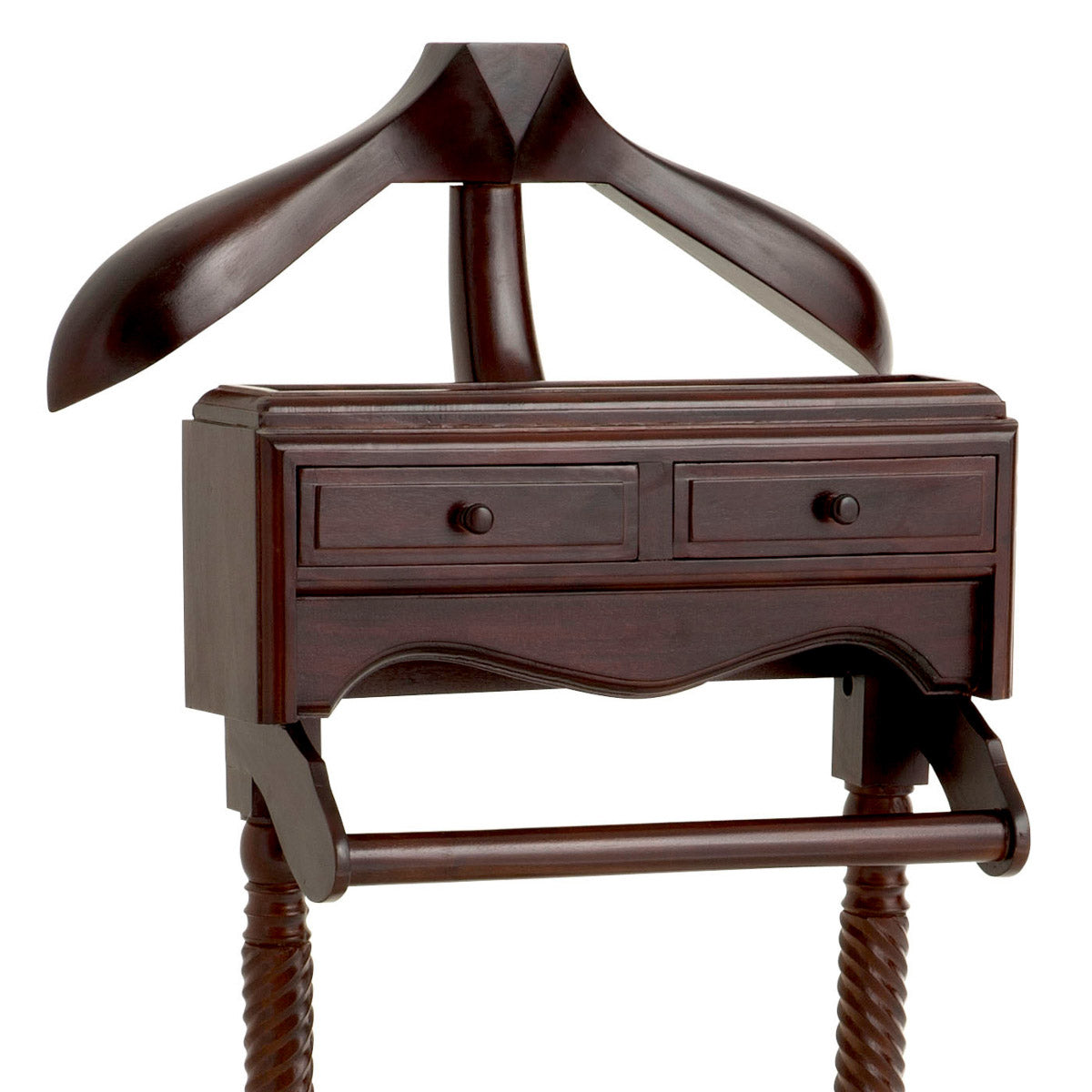 Eichholtz Dressboy Jaquet finish, this classic mahogany wood accessory is the perfect unit to keep your clothes neat