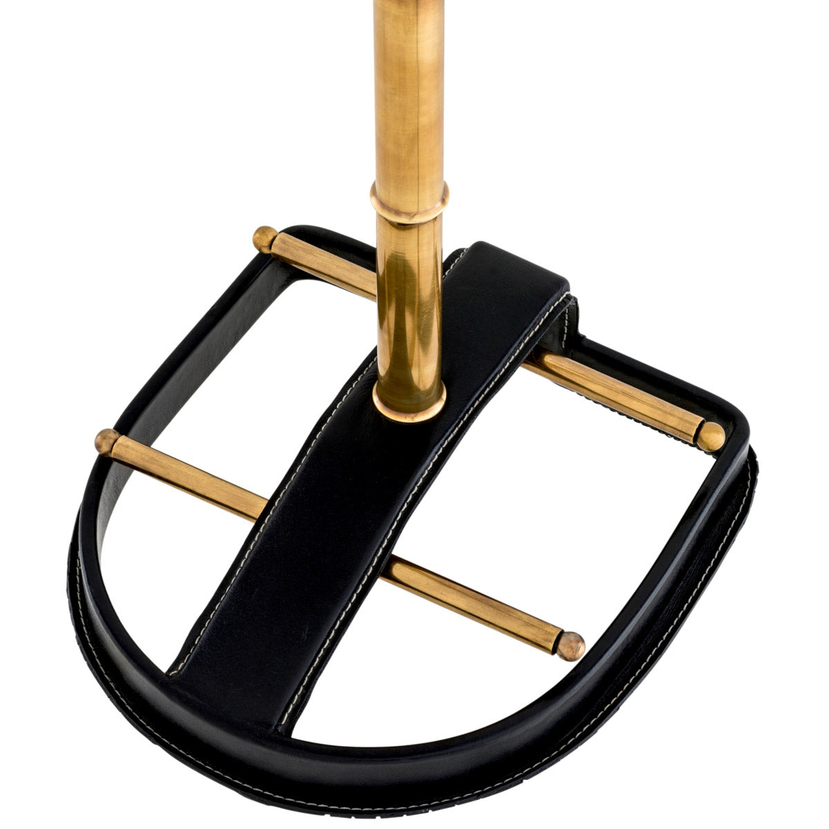 Eichholtz Dressboy McKinsey incorporated trouser rail, belt hooks and a hanger for suits. Its leather base and coverings