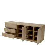 Eichholtz Dresser Crosby in your living space. With its simple yet sturdy design and washed oak veneer finish