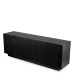 Eichholtz Dresser Dimitrios with charcoal grey oak veneer and bronze finish hardware. Dresser Dimitrios Crafted by Eichholtz this