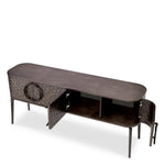 Eichholtz Dresser Nilsson elegantly shaped to complement the design aesthetic. The bronze finish on the dresser's base adds