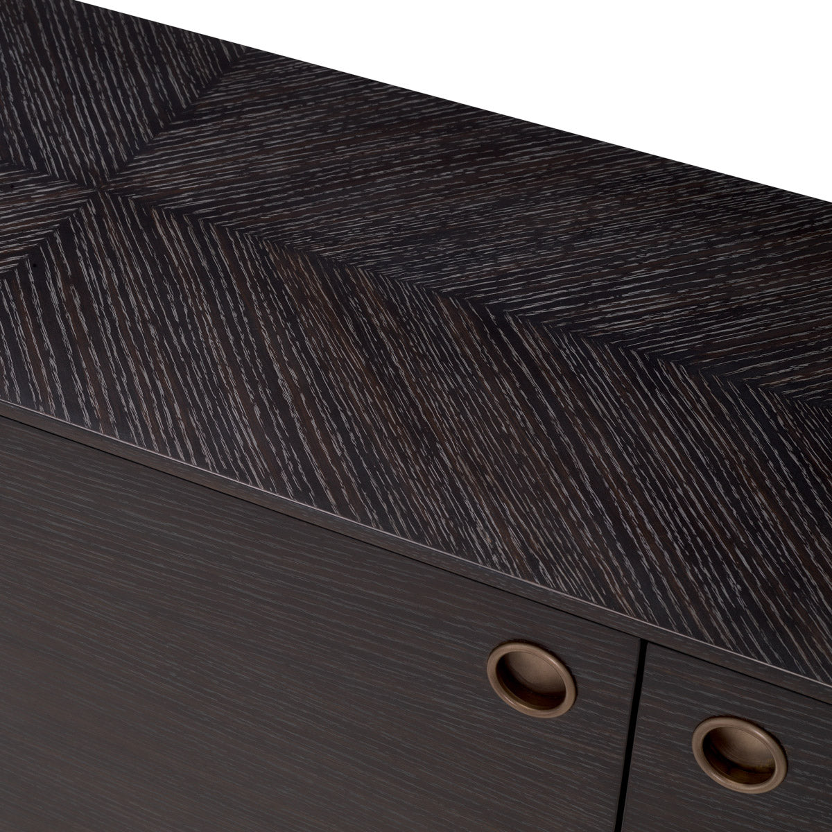 Eichholtz Dresser Premier hide two compartments with a total of eight shelves. Dresser Premier Crafted by Eichholtz this