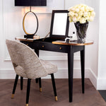 Eichholtz Dressing Table Toulouse large drawers. And that's not all... Its flip-up design allows you to easily convert this