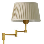 Eichholtz Floor Lamp Corbin pleated shade, the lamp is both an elegant and practical addition to any space. HISTORIC