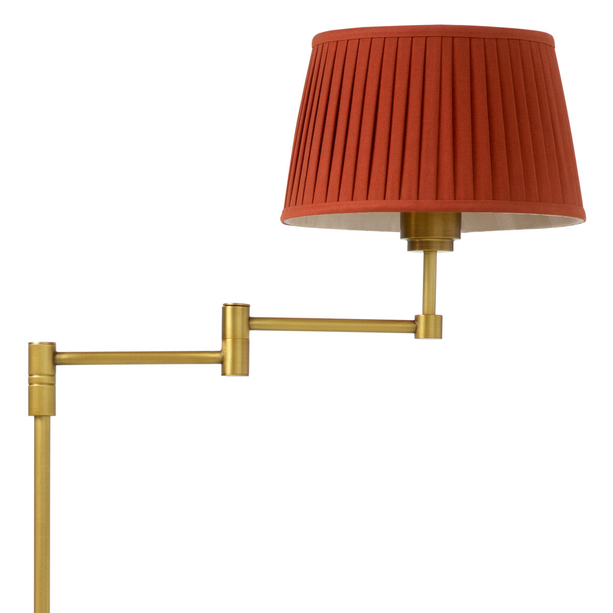 Eichholtz Floor Lamp Corbin pleated shade, the lamp is both an elegant and practical addition to any space. HISTORIC