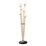 Eichholtz Floor Lamp Tortora Create a retro-chic focal point in your living space with the Tortora Floor Lamp. This
