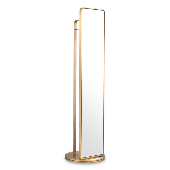 Eichholtz Floor Mirror Novo with coatrack Discover the dual-purpose elegance of Eichholtz's Novo Floor Mirror, crafted with artisan preci...