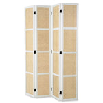 Eichholtz Folding Screen Bahamas Elevate your sanctuary with the Folding Screen Bahamas in a pristine piano white finish, enhanced