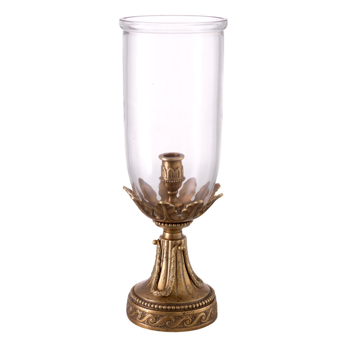 Eichholtz Hurricane Vitruvian purpose, guarding the candle's flame from unruly drafts. This hurricane lamp beautifully marries historical...