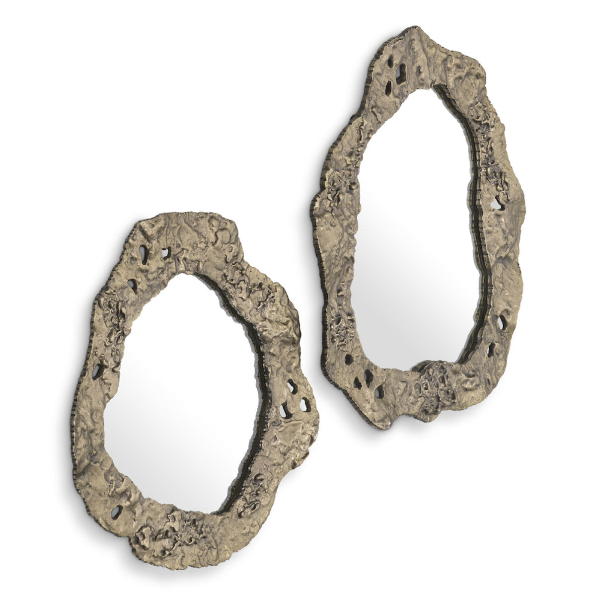 Eichholtz Mirror Foggia set of 2 Elevate your interior design with the Eichholtz Mirror Foggia, a set of 2 that embodies