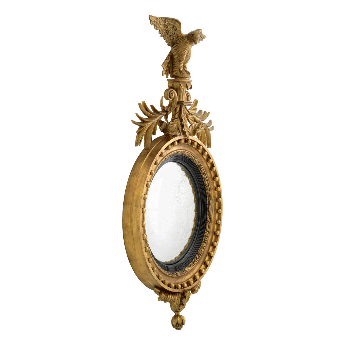 Eichholtz Mirror Girandole nation's Federal period (1788-1825)—this mirror features an antiqued gold finish and convex mirror glass...