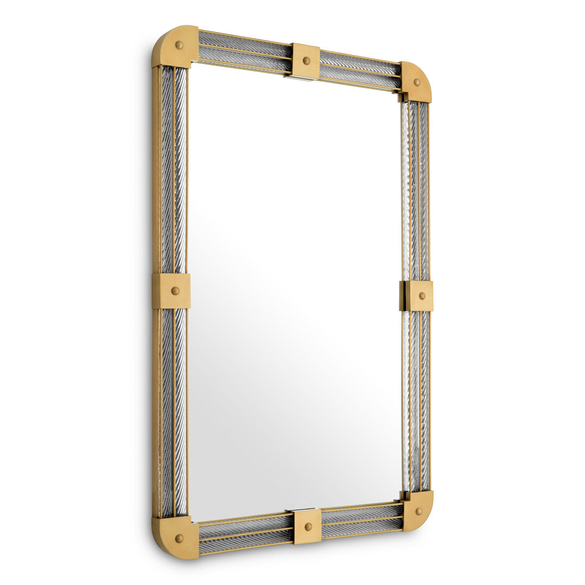 Eichholtz Mirror Heracles lounge, Mirror Heracles does the job. This striking mirror can be hung horizontally or vertically