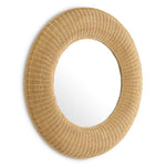 Eichholtz Mirror Idora Introducing the Eichholtz Idora Mirror, a captivating blend of natural rattan and artisan craftsmanship. This