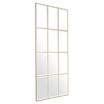 Eichholtz Mirror Kravis with a vintage brass finish, the beveled mirror glass enhances its visual appeal, creating a