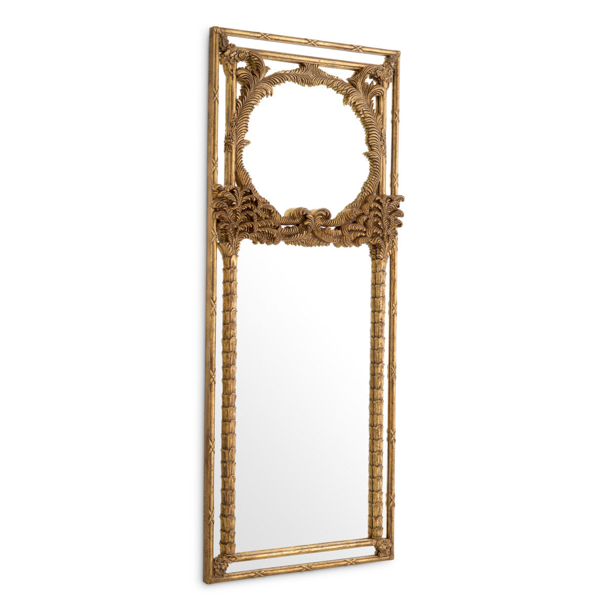 Eichholtz Mirror Le Royal of sophistication and regality to any living space. The mirror is finished in a luxurious