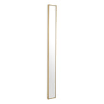 Eichholtz Mirror Redondo M beautiful brushed brass finish. Hang several pieces next to each other for extra light and