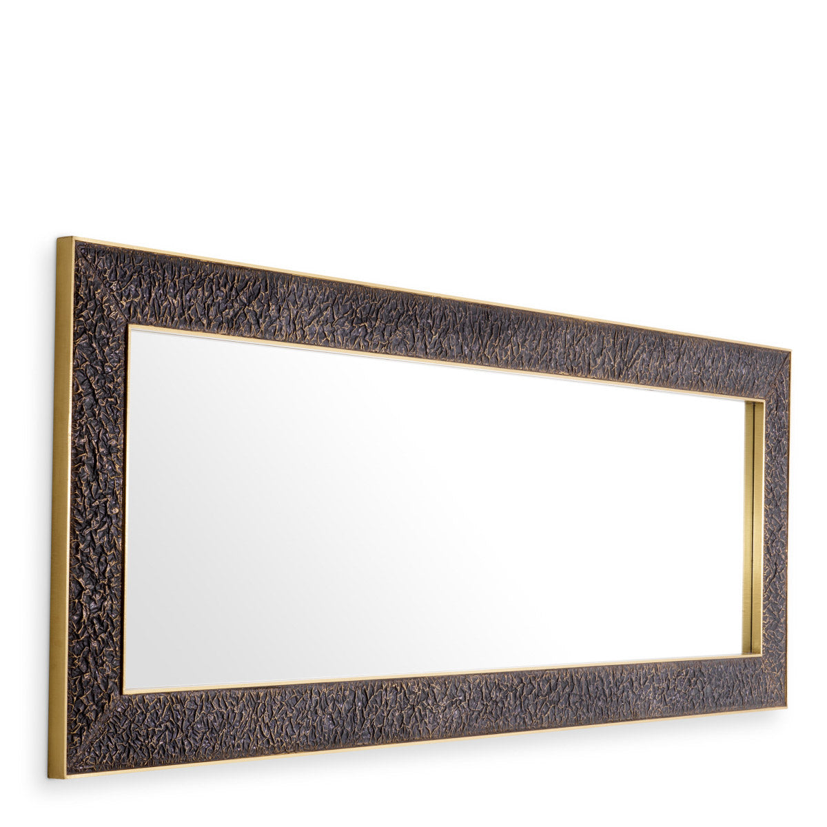 Eichholtz Mirror Risto rectangular cleat system. Embrace the allure of timeless beauty and transform any space into a reflection